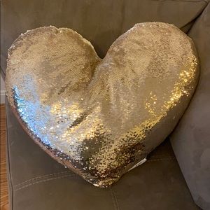 Huge target heart -Mermaid pillow!